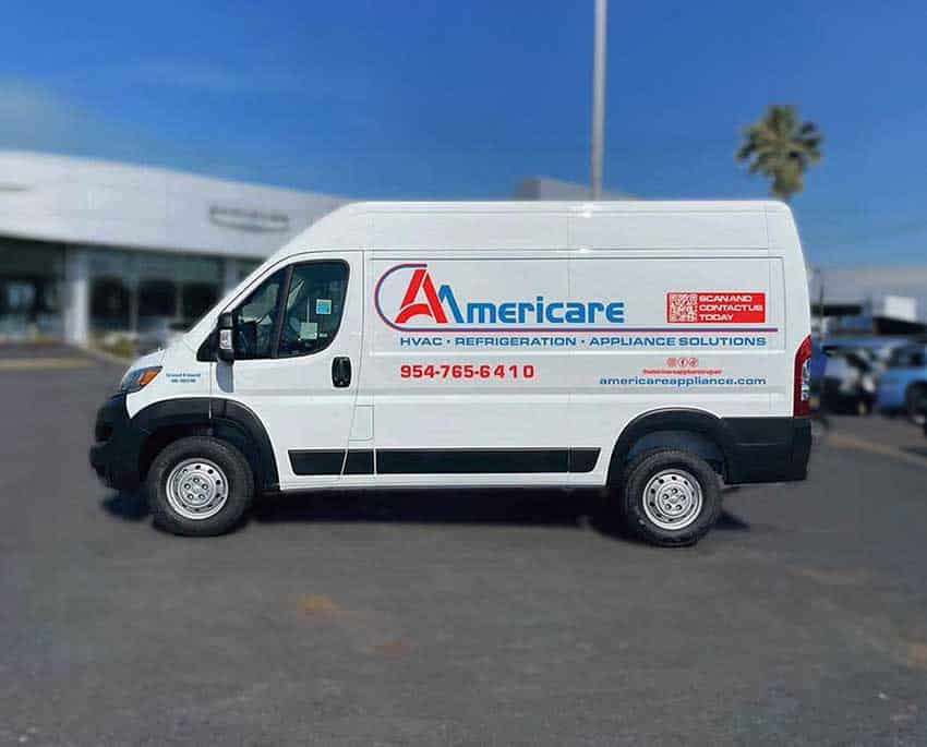 Americare=Scarsdale-hvac-company-van - ready to help